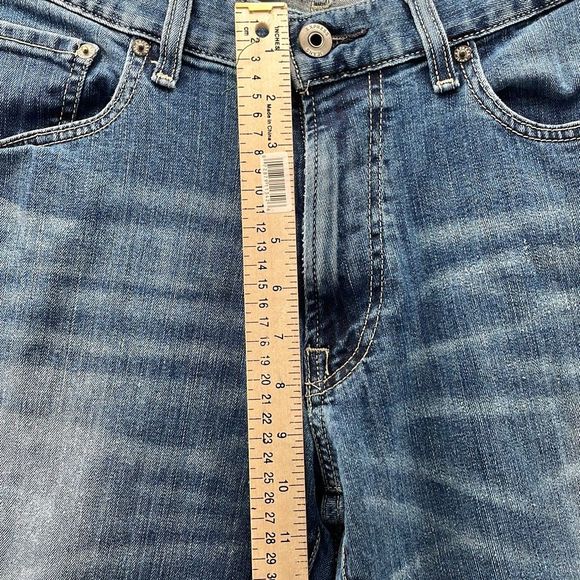 Express Jeans Mens 34x34 Kingston Classic Straight Leg Cool Fade Feathering - Picture 4 of 10